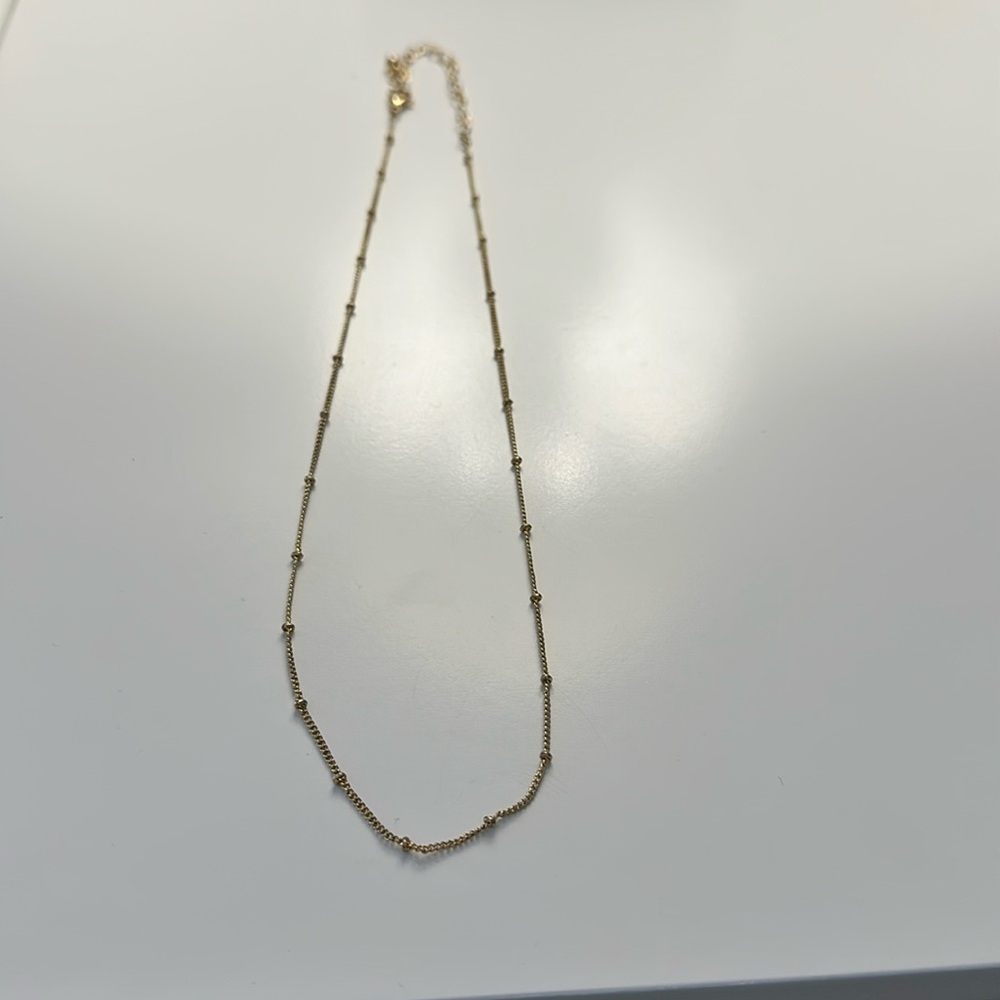 Gold necklace